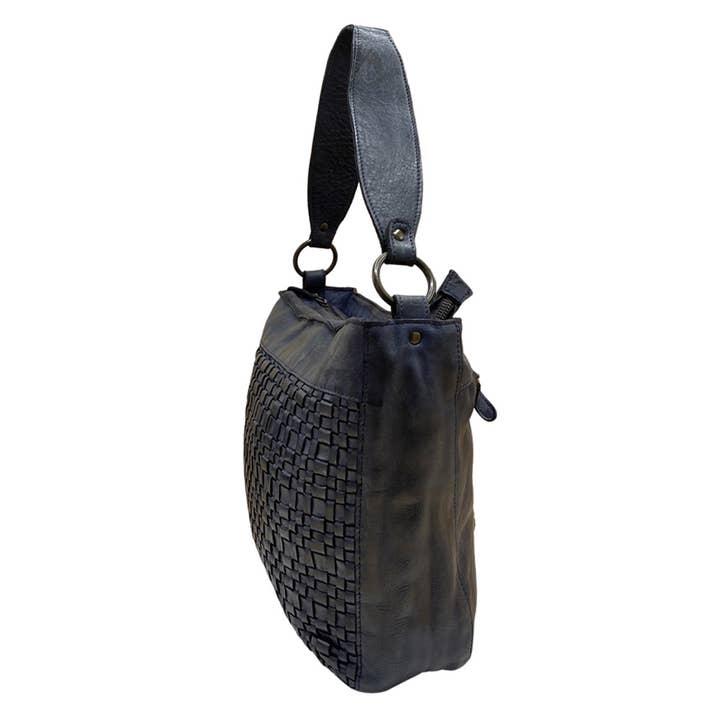 Arrigo - Wholesale Shoulder Bag - Women's - Arrigo Leather Shoulder Bag Made Of Supple Braided Leather13
