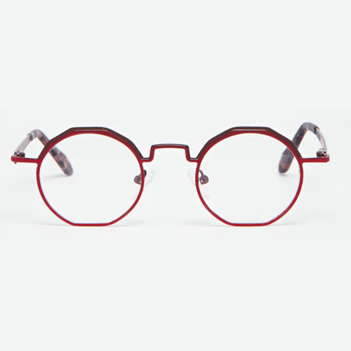 TIWI – Engroshandel Briller - Dame – Optiske stel metal rød/brun0