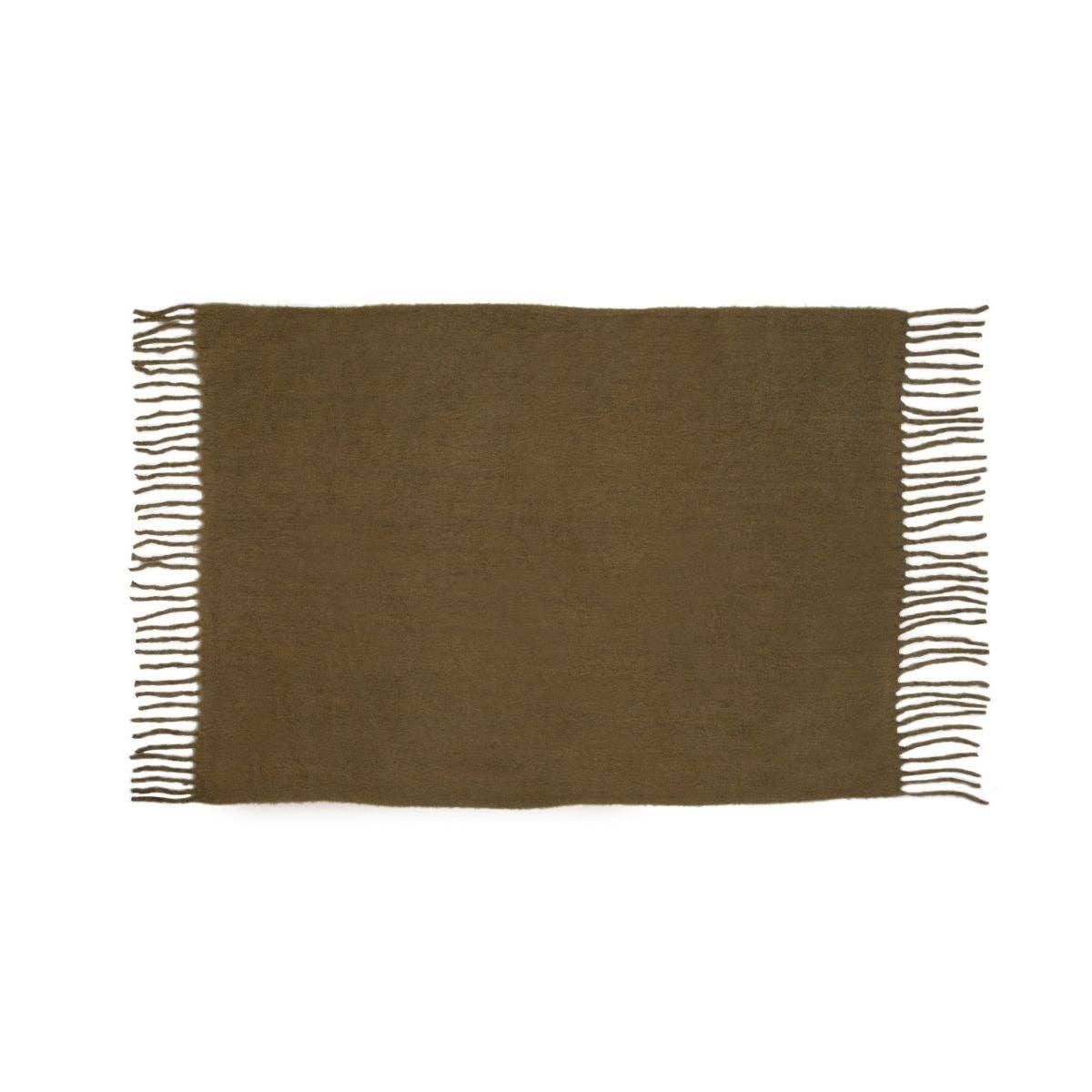 Andrea House - Wholesale Throw Blanket - Green wool blanket for sofa3