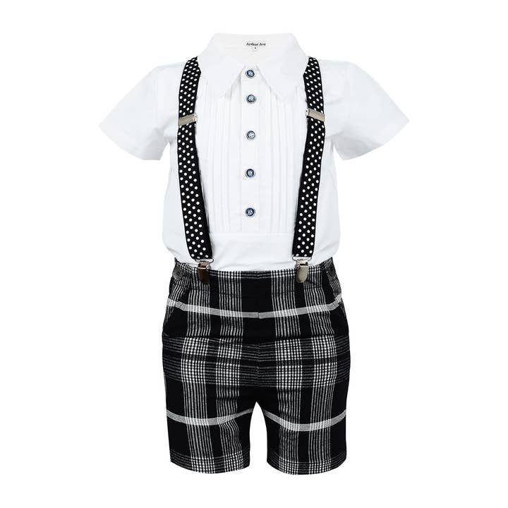 Costume pour homme à pois noirs pour la vente par Arthur Ave