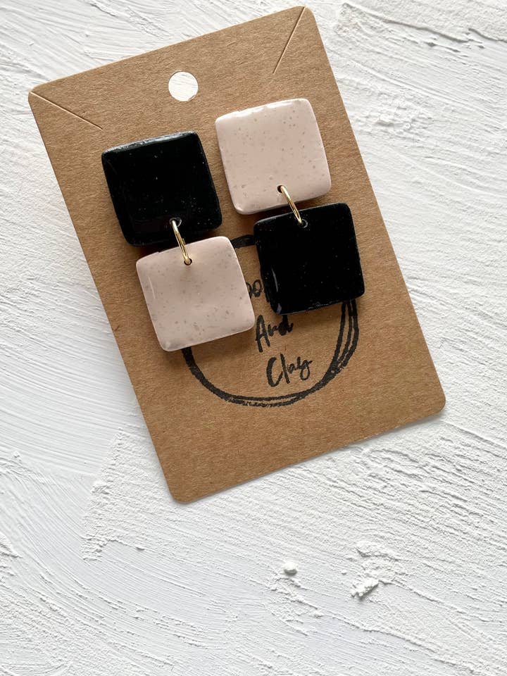 Mismatch Polymer Clay Neutral Color Block for wholesale by Hooks and Clay