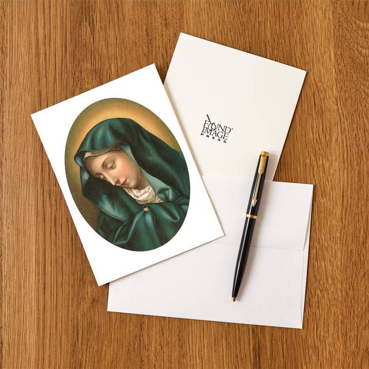 Found Image Press - Wholesale Stationery/Notecard Set - Greeting Card RP-04 Madonna of the Dito by Dolci, Florence1