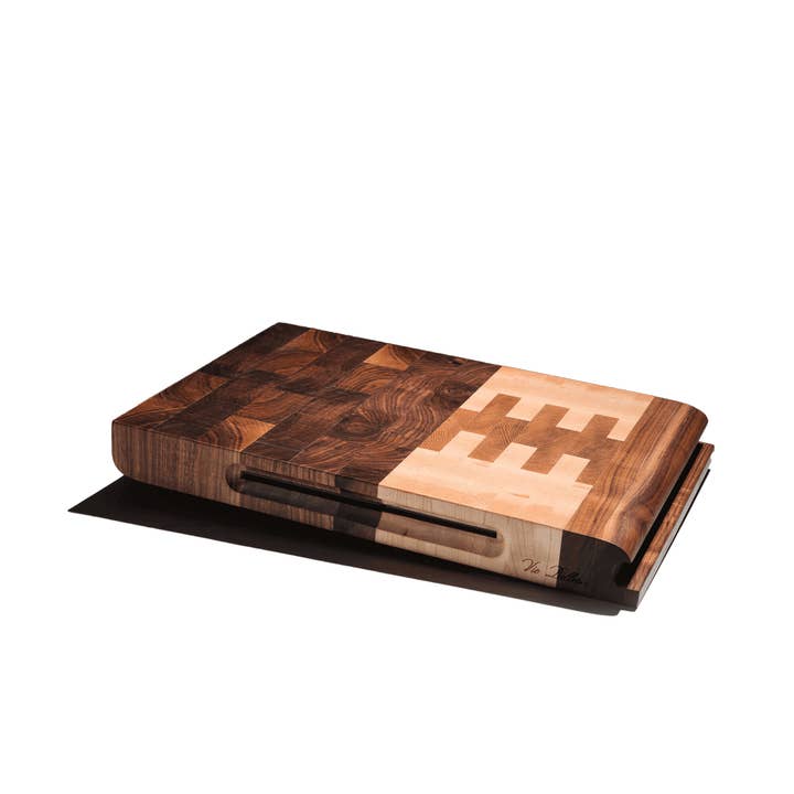 Skærebræt af eg, valnød og ahorn for engroshandel hos Vie Belles