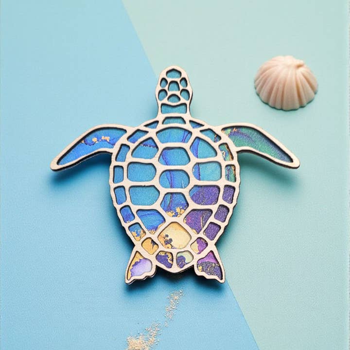 Gulf Coast Custom - Wholesale Magnet - Sea Turtle Magnet 3.5" - Made in USA - Coastal Fridge Decor5