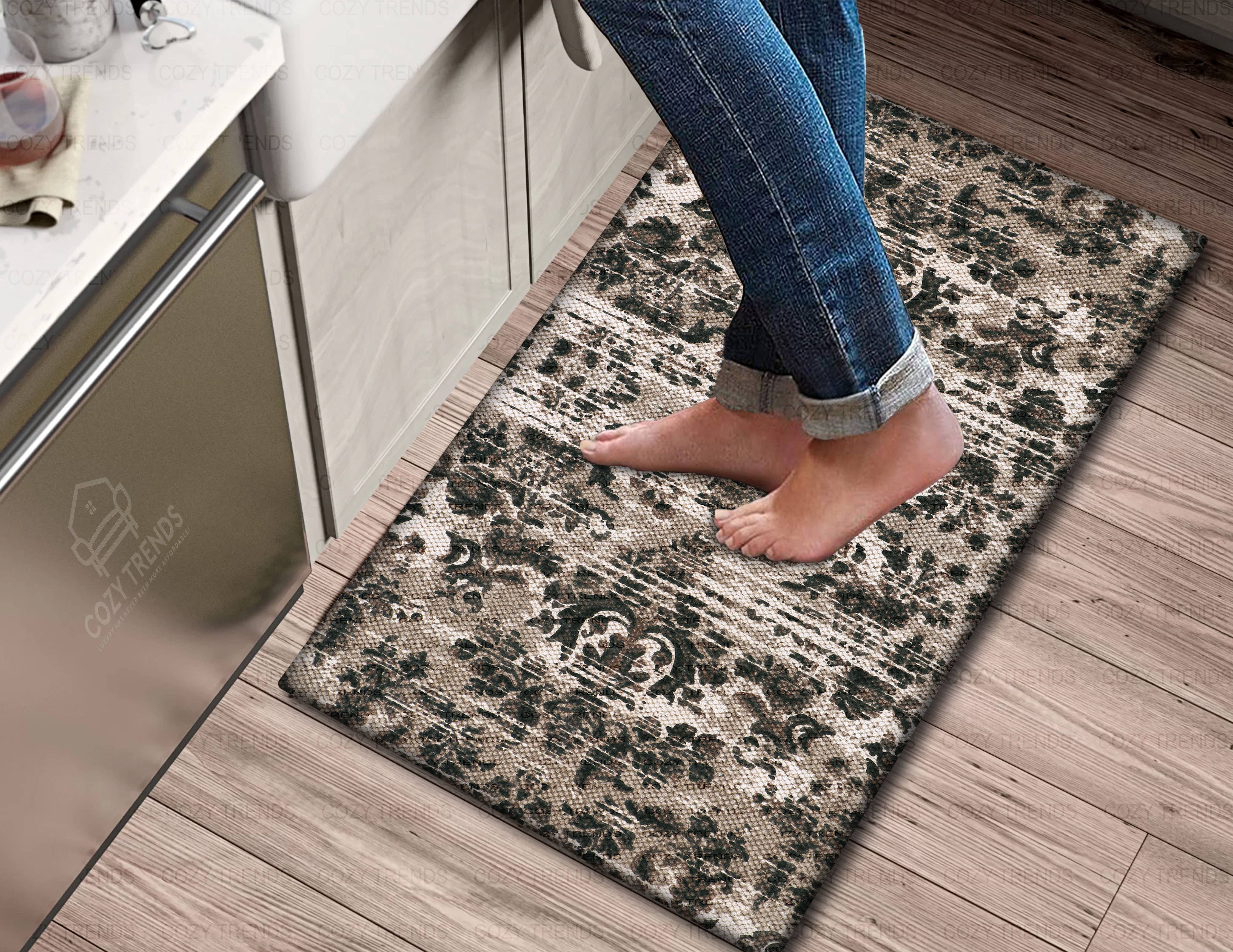 COZY HOMES COLLECTION - Wholesale Floor Mat - Standing Mat Cushioned Anti-Fatigue Kitchen Laundry 18x30''11