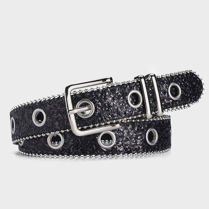 ACCITY - Wholesale Belt - Women's - SEQUIN BLING VINTAGE BELT_CWABE0193