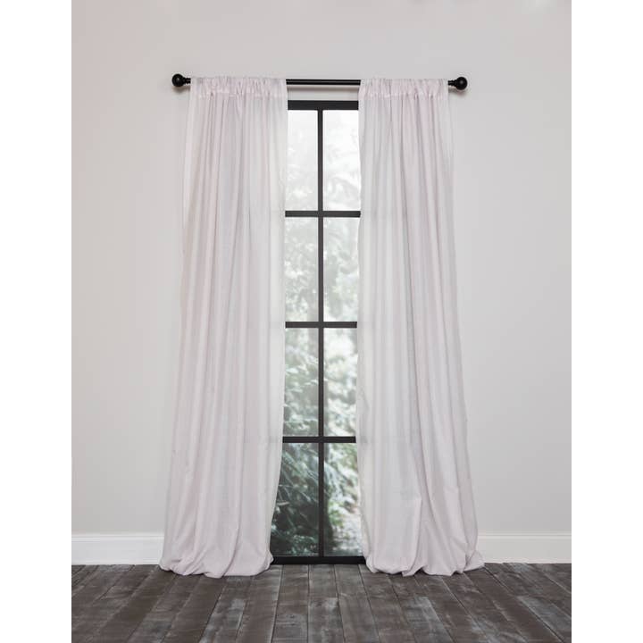 ROD POCKET CURTAIN 54 by 84-Inch, Taro, Single Panel for wholesale by Xia Home Fashions & Manor Luxe