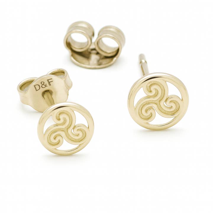 B.O. Triskèle Cercado 6mm Ouro 9k (375/1000) por atacado de TALISMAN JEWELLERY (D&Fidanverdi, S.L.)