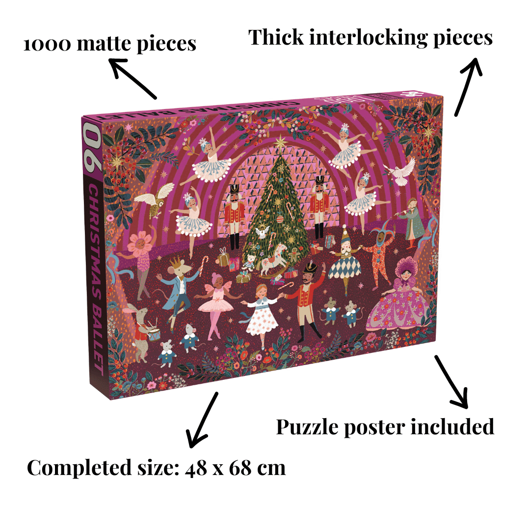 Penny Puzzle - Wholesale Puzzle - Adult - Christmas Ballet 1000 piece jigsaw puzzle5