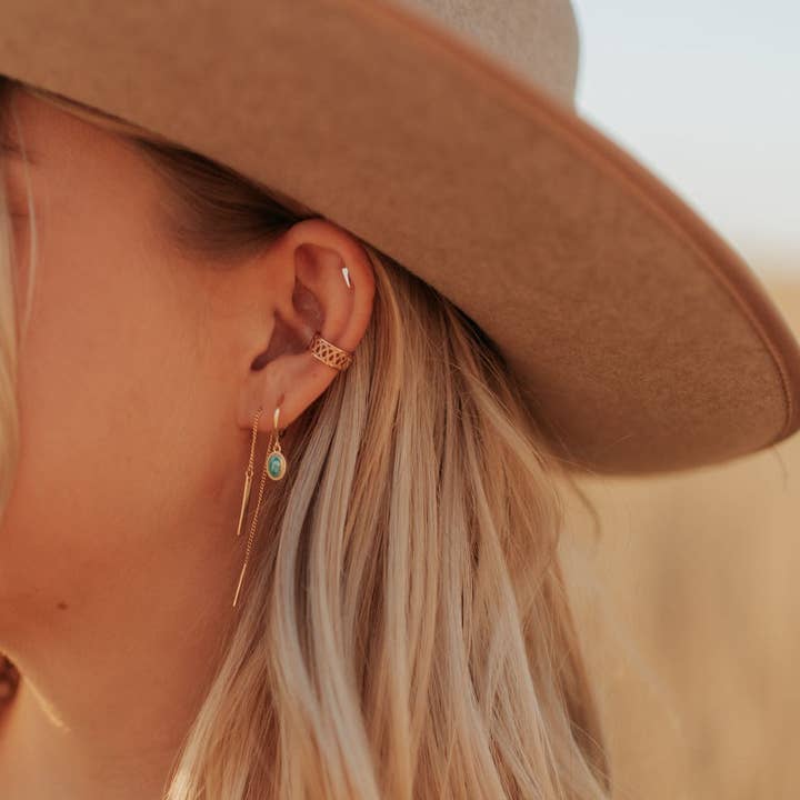 Mauve Jewelry Co. - Wholesale Dangle Earrings - Aria Classic Threaders7