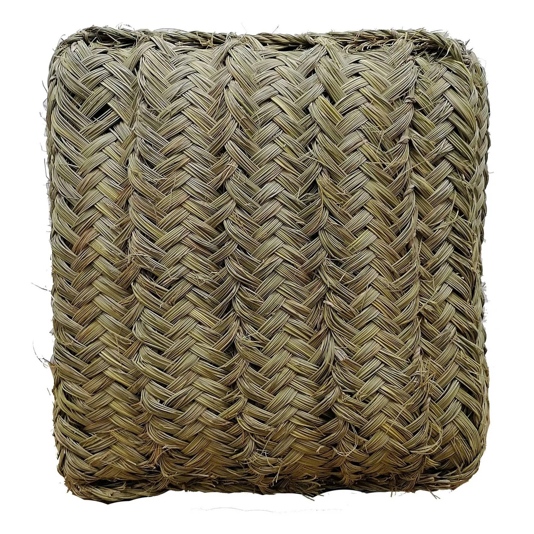 Etnico del Mondo - Vendita all'ingrosso Pouf - Pouf Poggiapiedi Etnico Marocchino In Paglia Intrecciata4