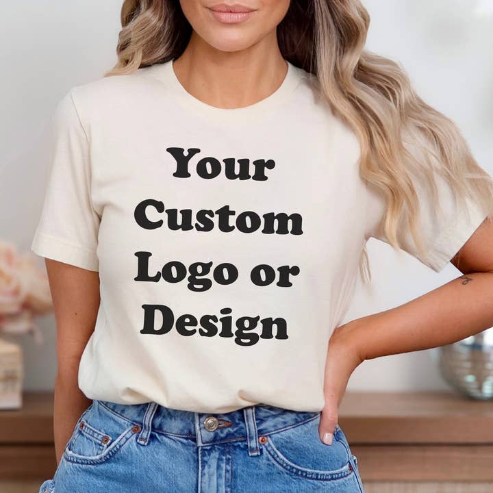 DaisyChainDesignCo - Wholesale Screen Printed T-Shirt - Women's - Custom Logo or Design Graphic Tshirt0