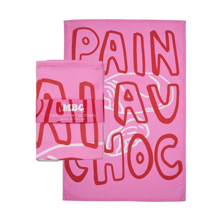 Pain Au Choc Tea Towel for wholesale by Maddison Ball Creative