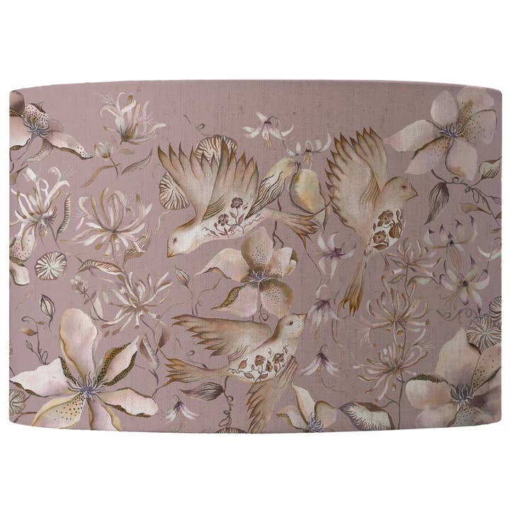 Viola Paralume stampato Floella Eva Viola in vendita all'ingrosso su Faire1