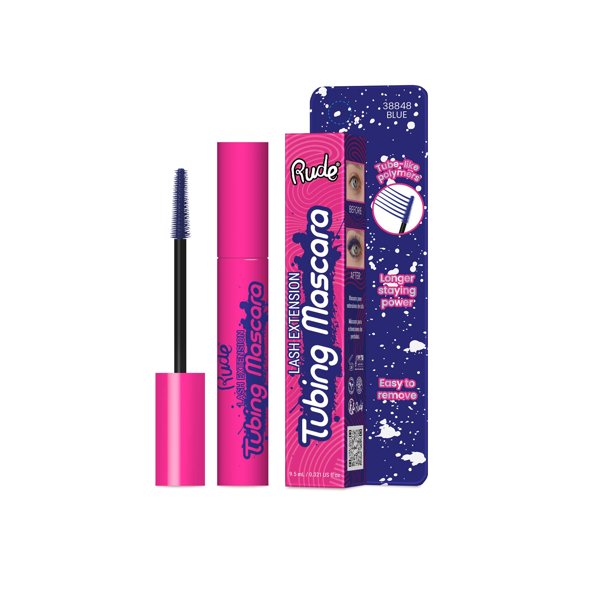 Rude Cosmetics - Wholesale Mascara - Lash Extension Tubing Mascara1