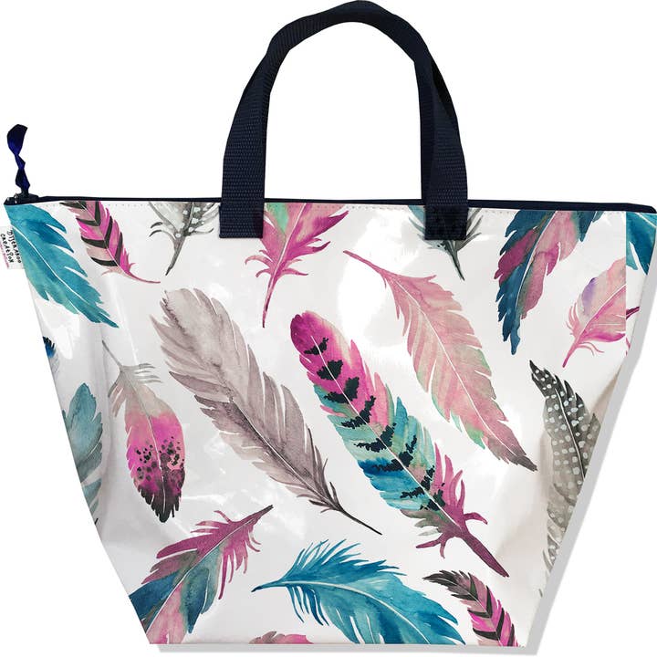 Borsa a mano Plumes con zip per la vendita all'ingrosso da parte di BISTRAKOO