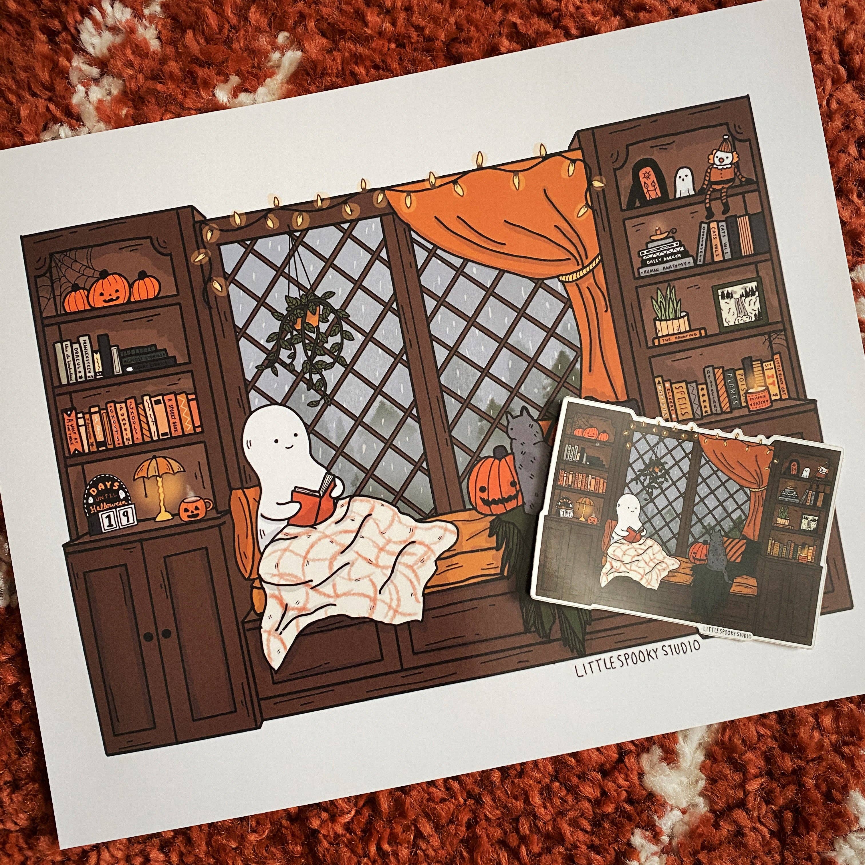 Little Spooky Studio - Wholesale Sticker - Rainy Day Sticker2