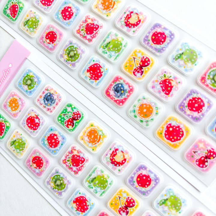 Borah Studio - Wholesale Sticker - Cutie Fruitie Deco Sticker Sheet5