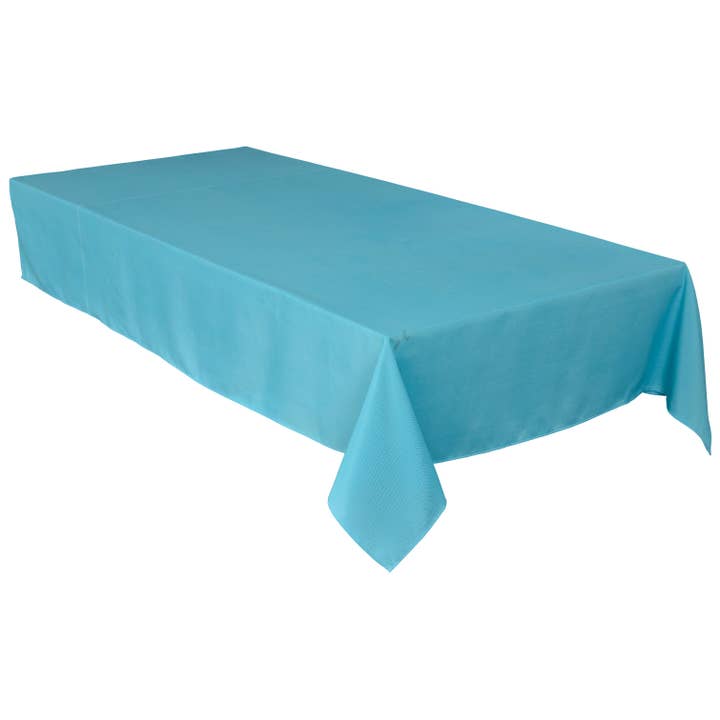 Solid Soft Touch - Aqua - 100% Polyester Tablecloth for wholesale by Texstyles Deco Inc.