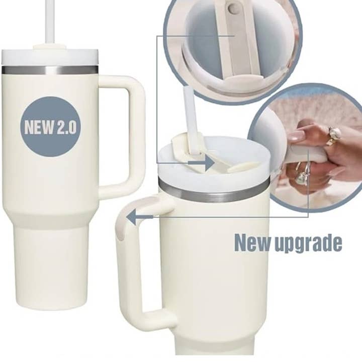 42POPS - Wholesale Insulated Mug/Tumbler - ,,...._ 40oz STAINLESS STEEL TUMBLER