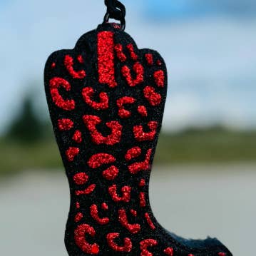 Cowgirl Cheetah Boot Car Freshie/Car Scent/Air Freshener for wholesale by Scent Story Freshies