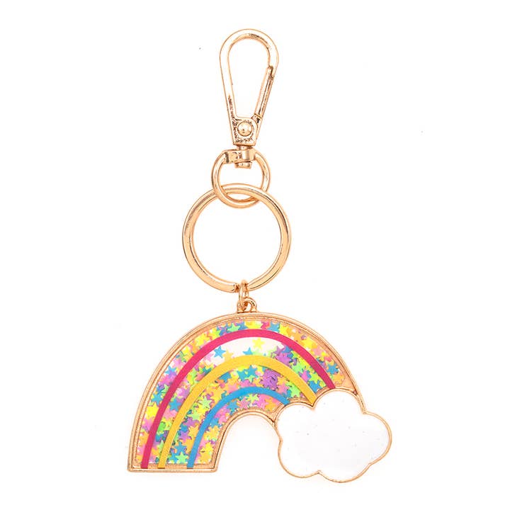 anbfashion - Wholesale Keychain – Women's - RAINBOW GLITTER KEYCHAIN B8K21161