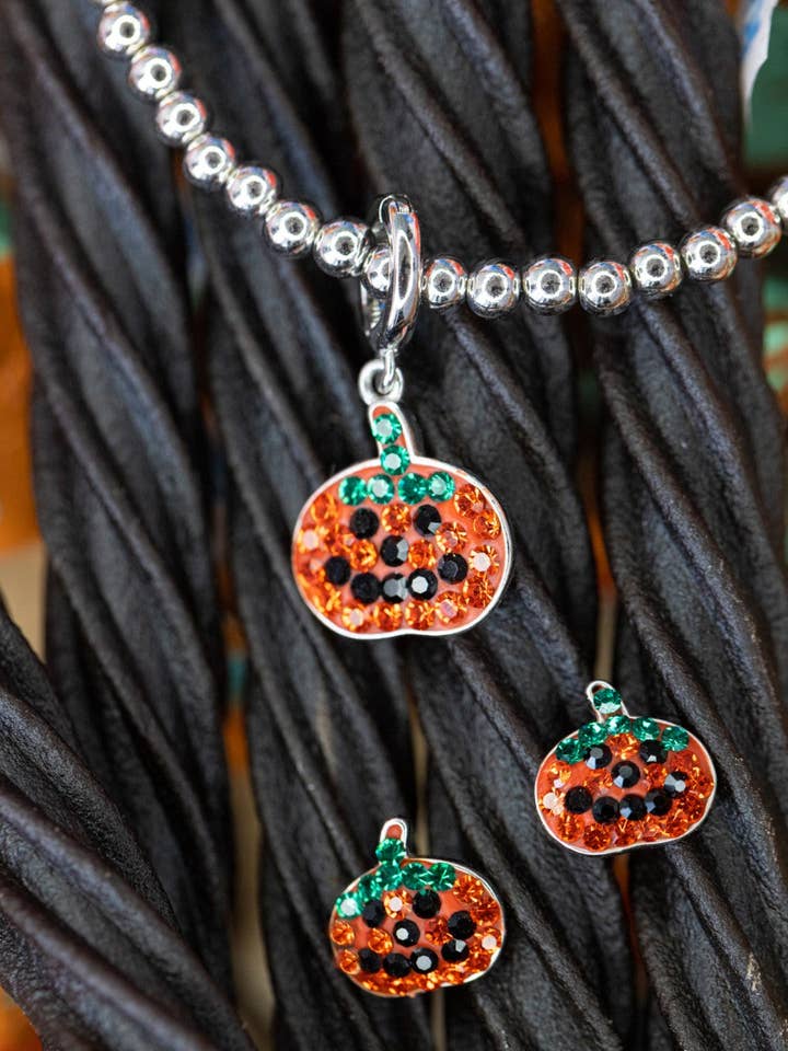 Cristal de Abóbora Prata de Lei por atacado de Annie and Sisters