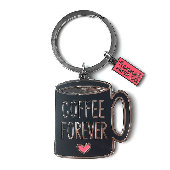 Hennel Paper Co. - Wholesale Keychain - Women's - Keychain - Coffee Forever