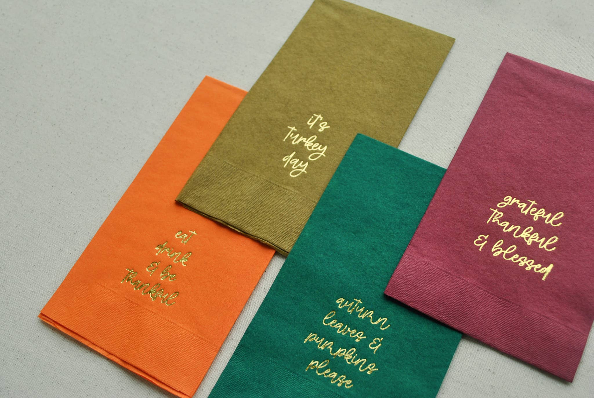 Gatherings by Curated Paperie - Wholesale Disposable Napkin - Thanksgiving Guest Towels2