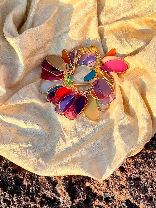 Pulsera de dijes de vidrio Vitreaux - "Sirena" para venta al por mayor de SIBYLLADELPHICA