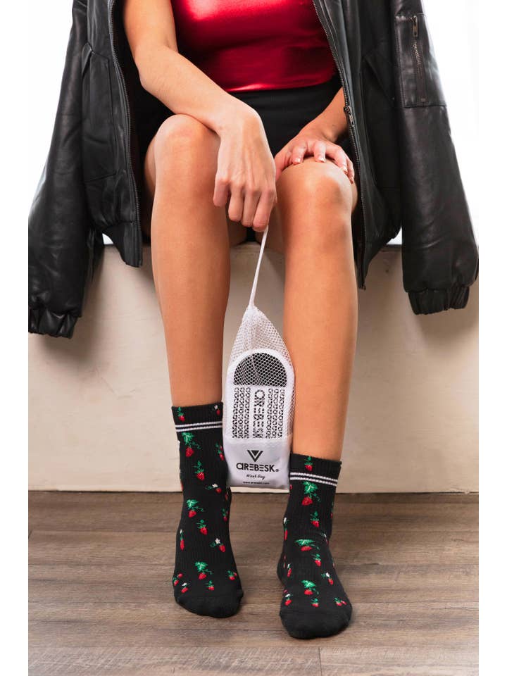 Arebesk - Wholesale Socks - Women's - Classic Women's Crew Grip Sock36