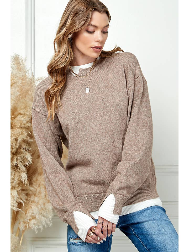 Cezele - Vendita all'ingrosso Maglione tricot - Donna - Maglione in maglia a maniche lunghe - 100% acrilico6