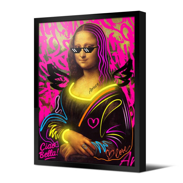 Neontavla Mona Lisa Bubbel för wholesale av Podevache