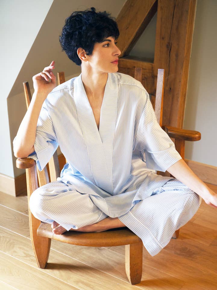 HOMAÏ PARIS - Vendita all'ingrosso Pantalone - Donna - Pantaloni di seta “Gabrielle”4