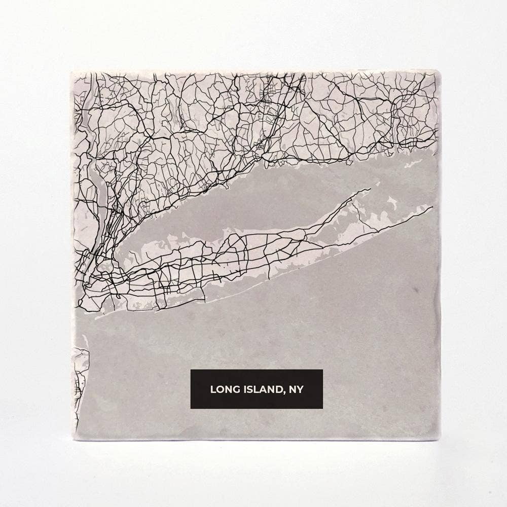 Versatile Coasters - Wholesale Coasters - Long Island Modern Map Coasters1