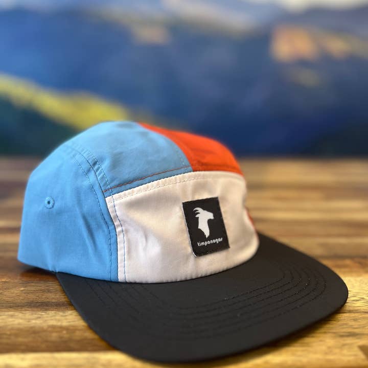 Chapeaux de camp en nylon multicolore à 5 panneaux - GOAT (Timpanogos) pour la vente par Timpanogos Hiking Co.
