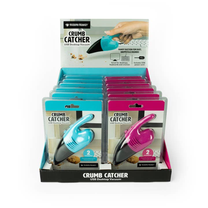 DM Merchandising - Wholesale Small/Handheld Appliance - Modern Monkey Crumb Catcher USB Desktop Vacuum