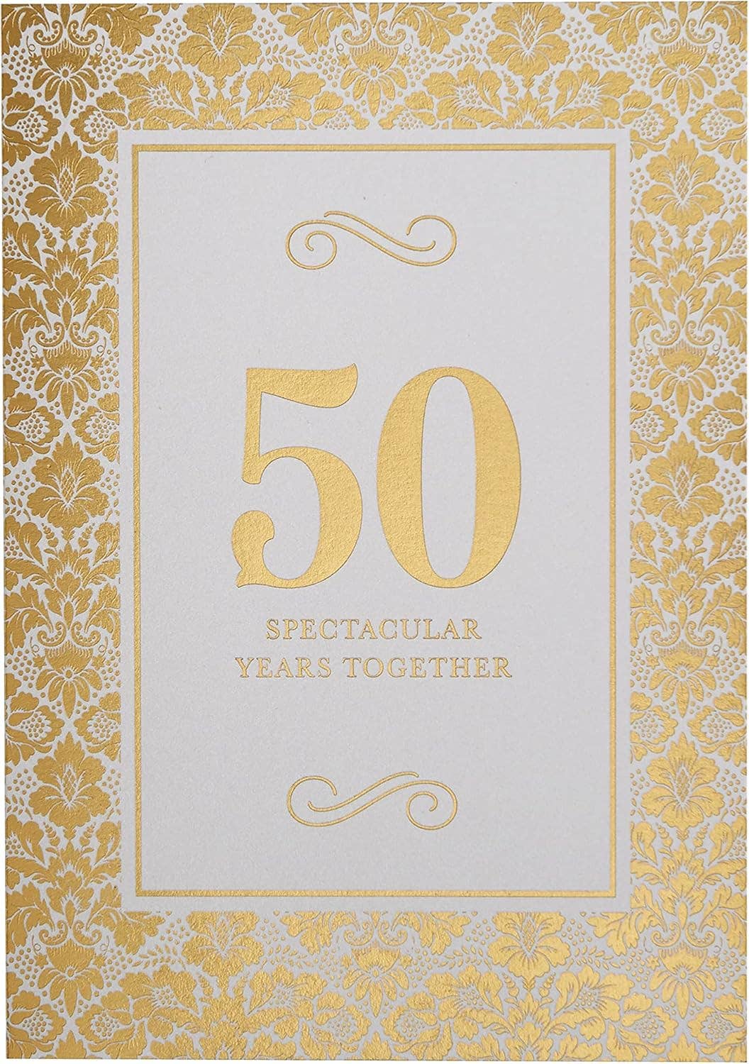 NIQUEA.D - Wholesale Anniversary Card - 50th Golden Anniversary Card1