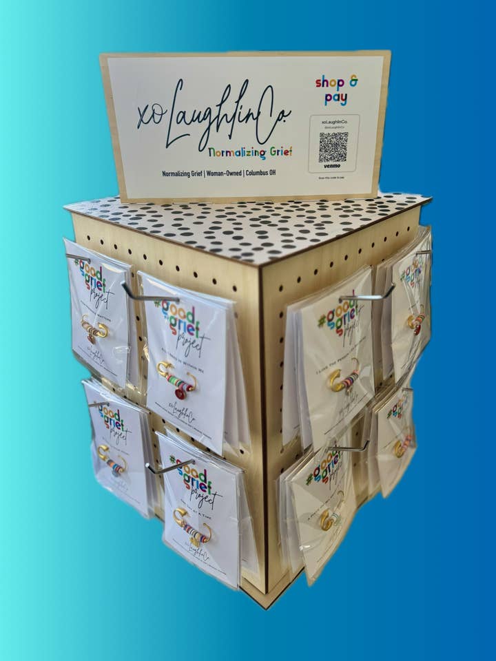 XO BRANDED COUNTER TOP DISPLAY for wholesale by xoLaughlinCo.