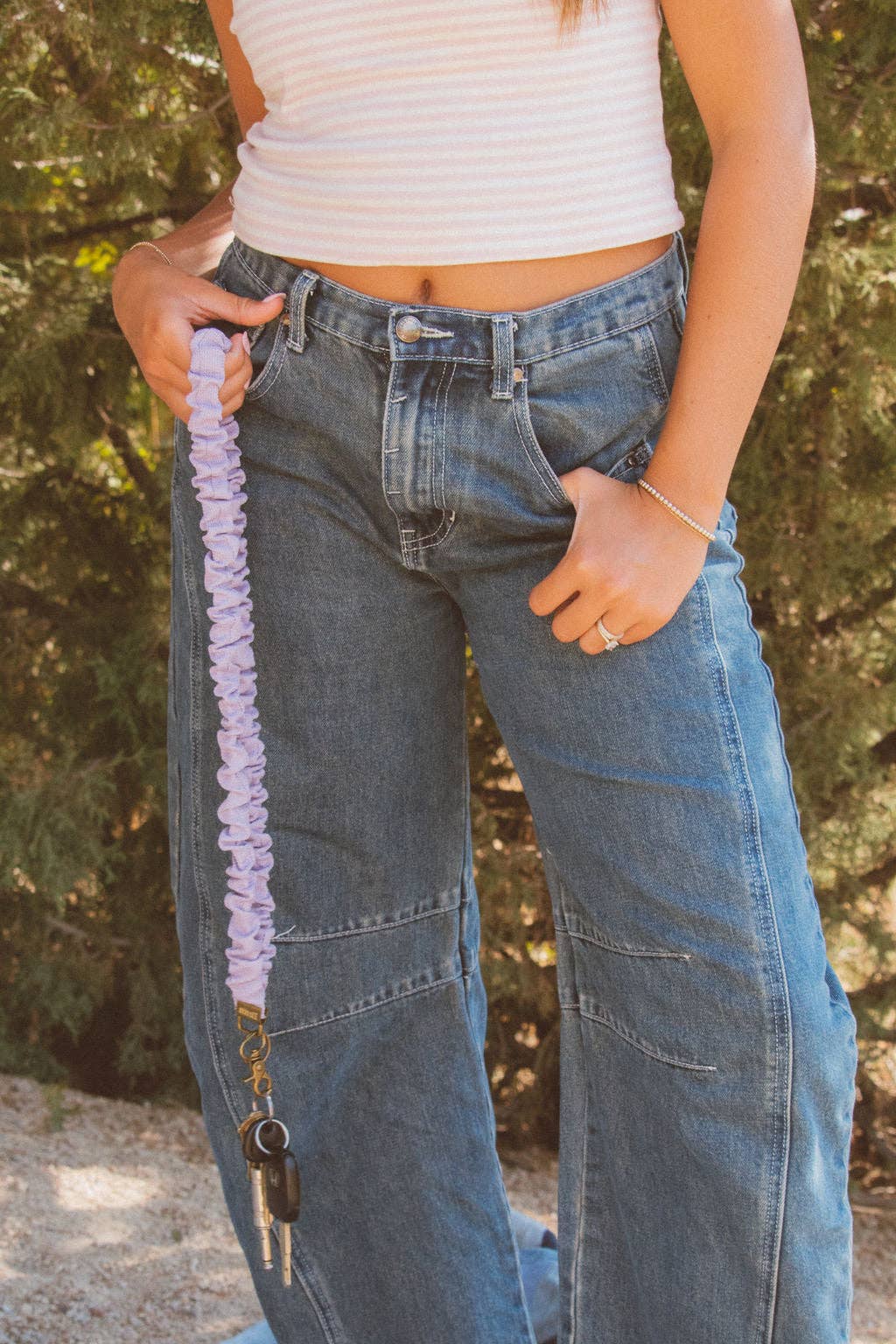 Shop Andi - Wholesale Lanyard - Women's - Chunky Purple Lanyard4