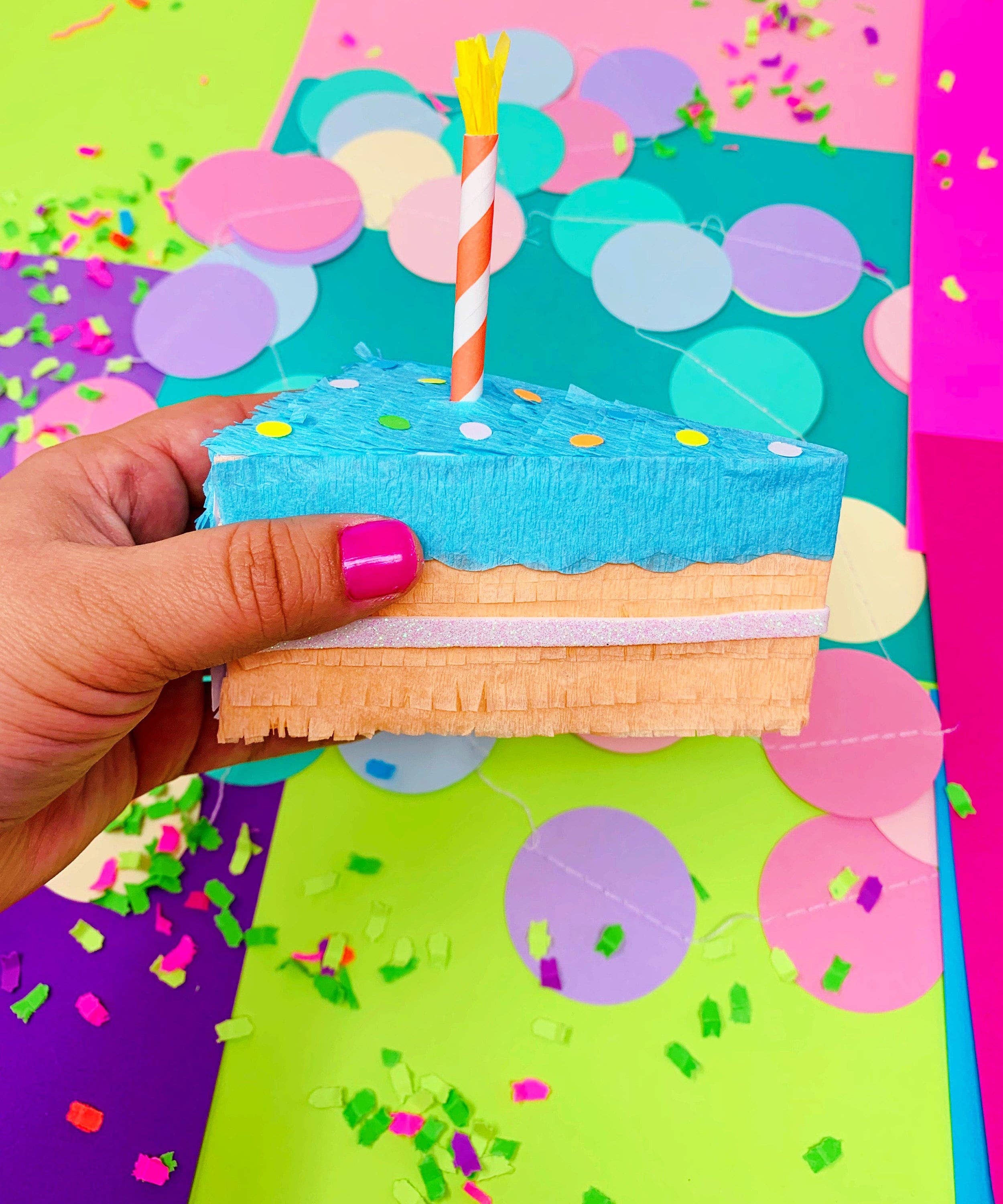 My Soiree Designs – lembranças de festas por atacado – Fatia de Bolo Piñata Mini - Lembrança de Festa & Presente Novelty7