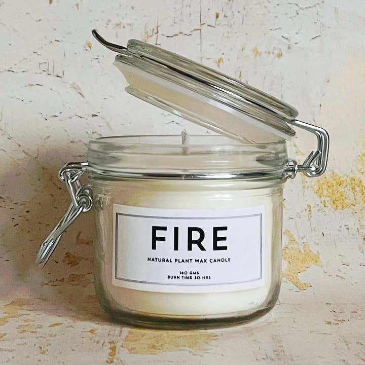 Vela en Tarro Kilner - Fuego para venta al por mayor de Quintessentially English