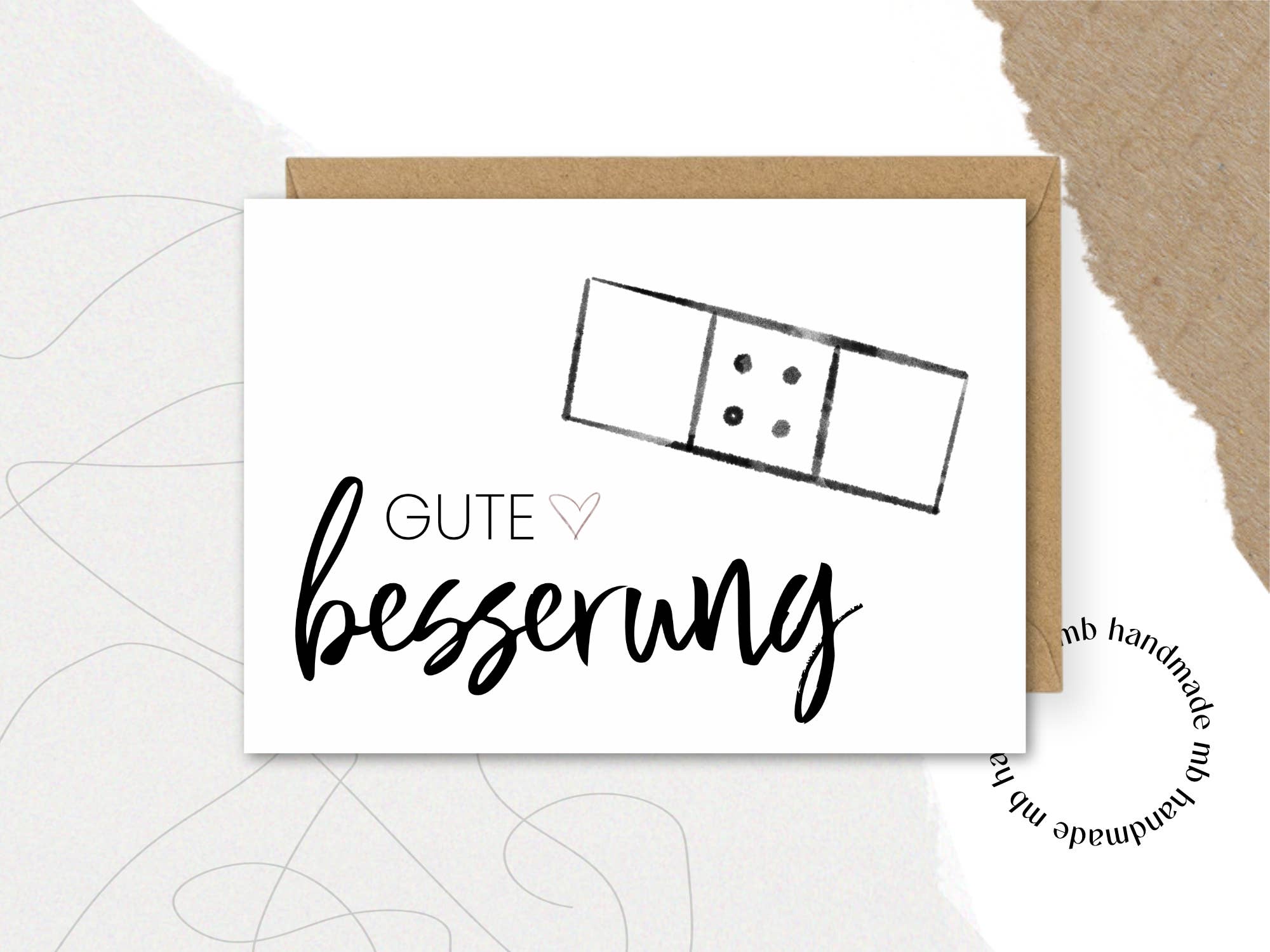 mb handmade - Wholesale Beterschapskaartje - GOED herstel0