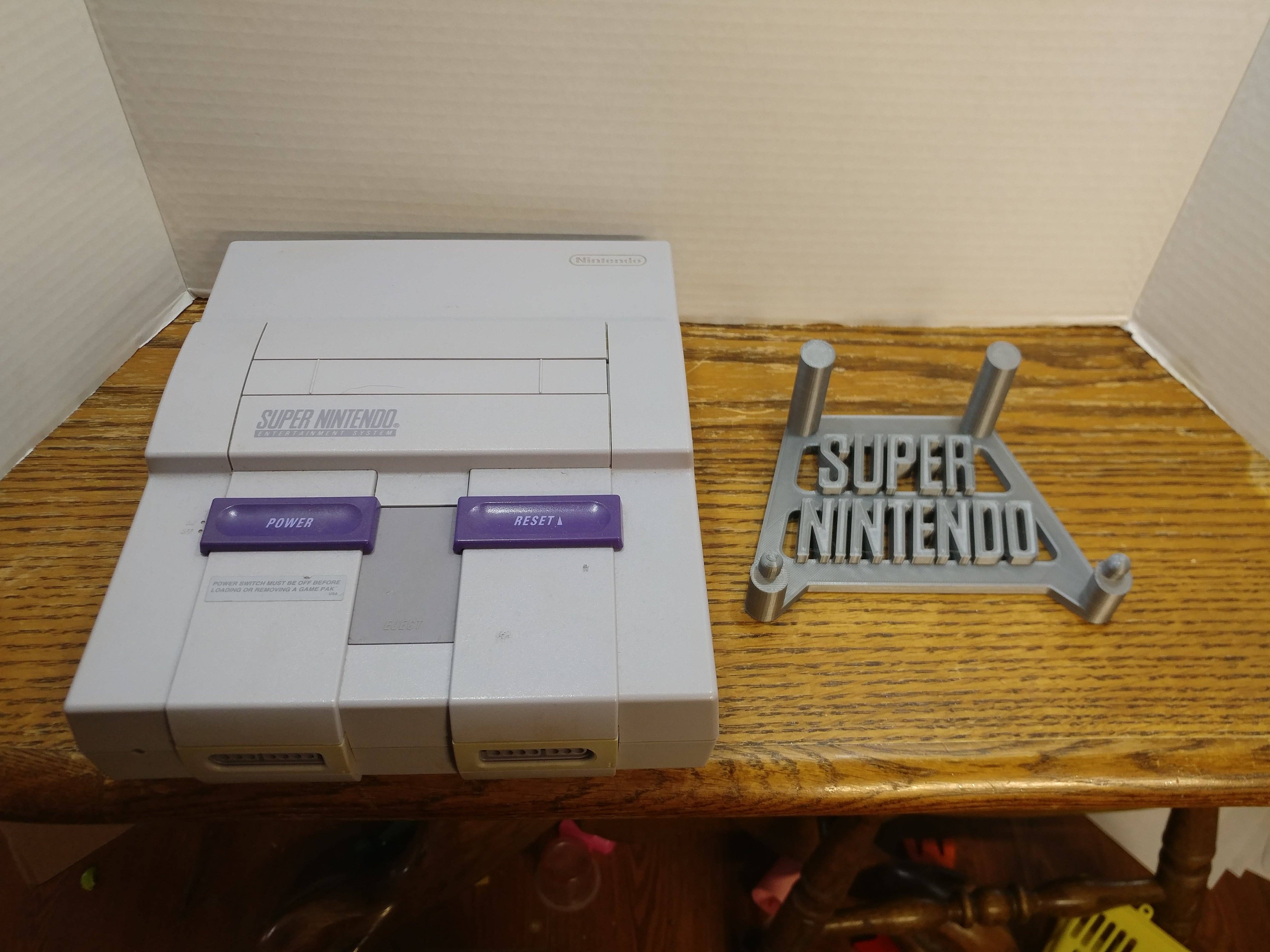 XALT 3D DESIGNS - Wholesale Retailer Display Stand/Case - Super Nintendo (SNES) Console Stand4