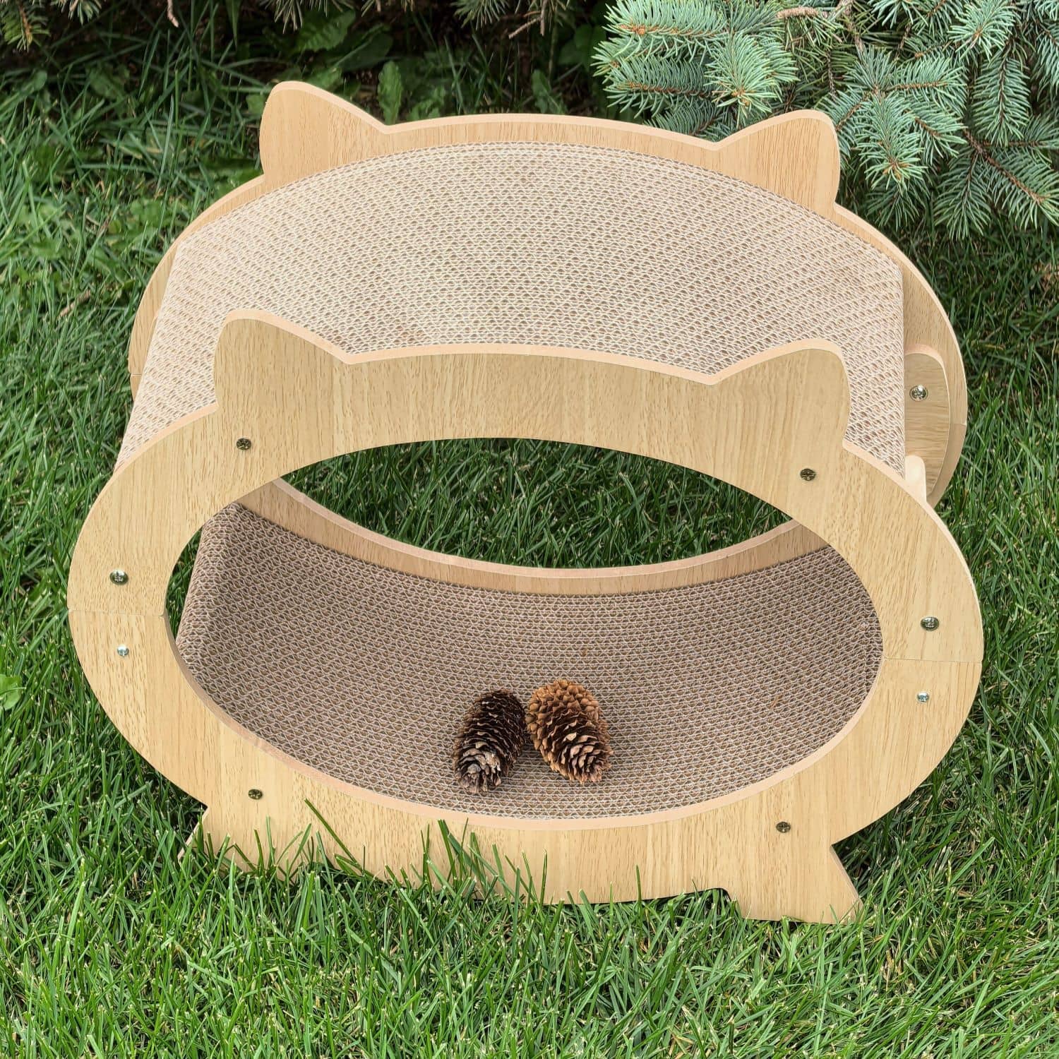 One for Pets - Wholesale Pet Scratcher - Cat - Pets Oval Cat Scratcher Bed1