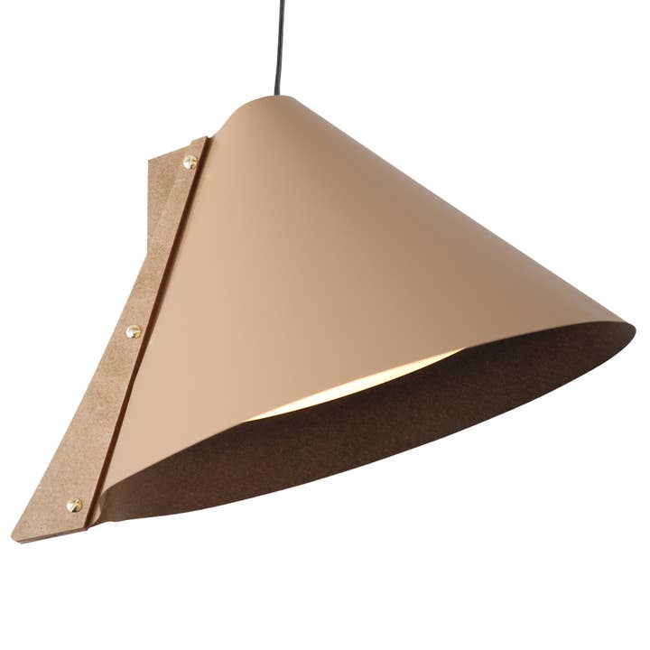 Suspension SILENCE M D40cm Cuir revalorisé pour la vente par RIF Luminaires