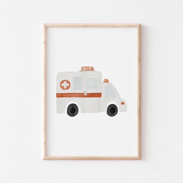 Hej Hanni - Wholesale Poster - Ambulancevoertuigen A4-poster