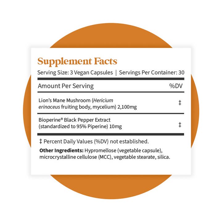 Pattern Wellness - Wholesale Oral Supplement/Vitamin - Lion's Mane2