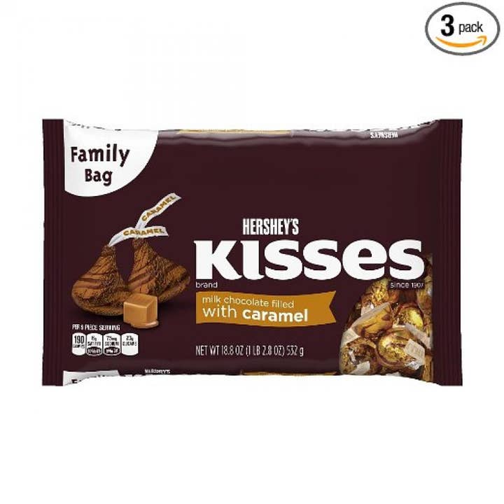 Candy - Hershey Caramel Kisses - 2.2 Lbs for wholesale by Wholesale2go