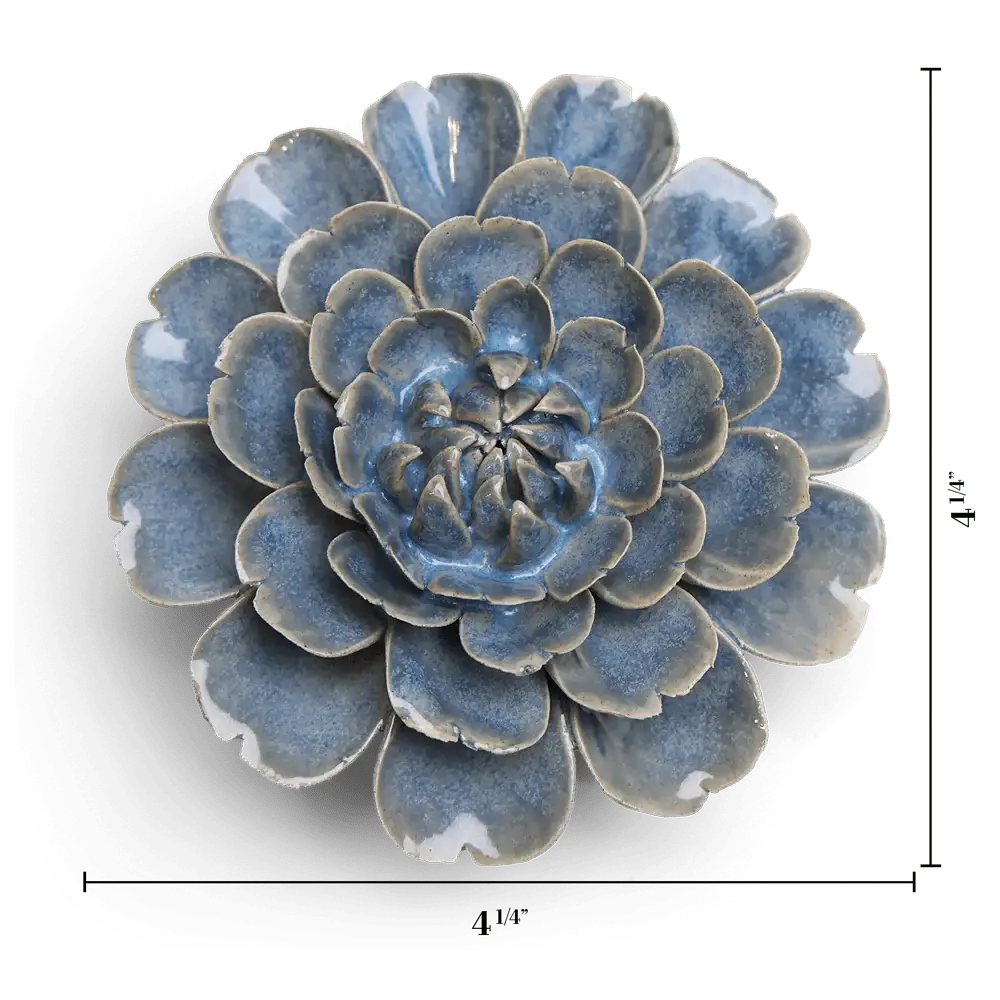 Chive - Wholesale Wall Accent - Fancy Blue Fiesta Marigold Table Top Decoration Boho2